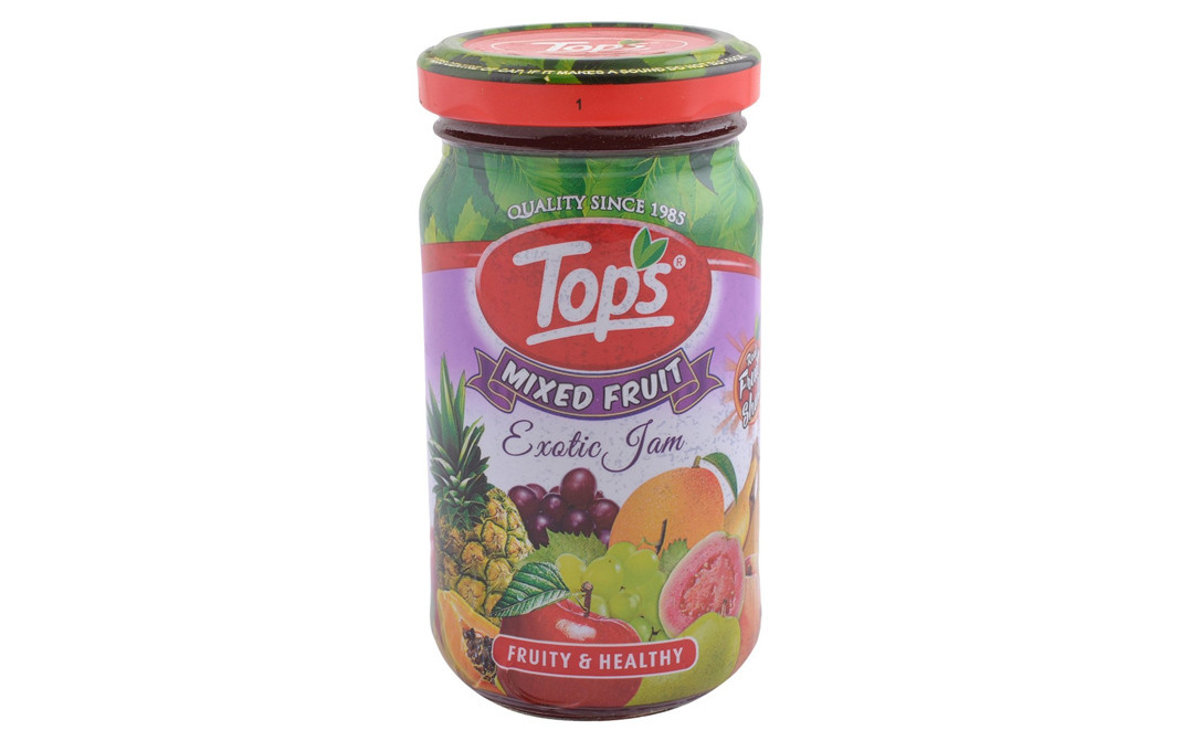 Tops Mixed Fruit Exotic Jam Glass Jar 250 grams GoToChef